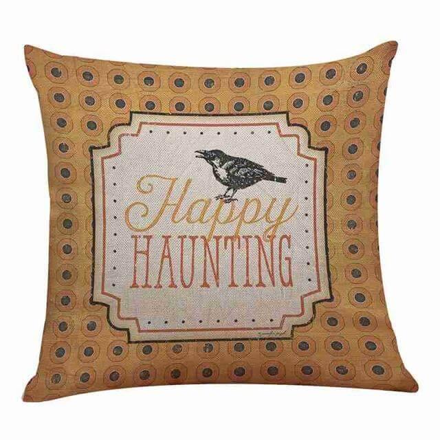 Soft Halloween Pumpkin Pattern Pillow Covers
