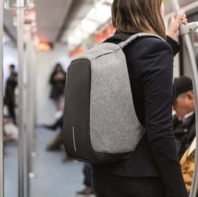 Stylish College Laptop Backpack with USB Charging Port