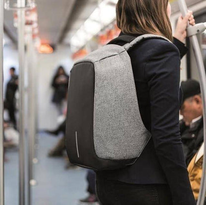 Stylish College Laptop Backpack with USB Charging Port