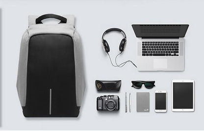 Stylish College Laptop Backpack with USB Charging Port