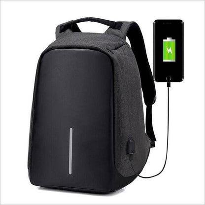 Stylish College Laptop Backpack with USB Charging Port