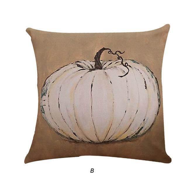 Orange Pumpkin Fall Pillow Covers