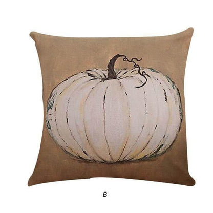 Orange Pumpkin Fall Pillow Covers