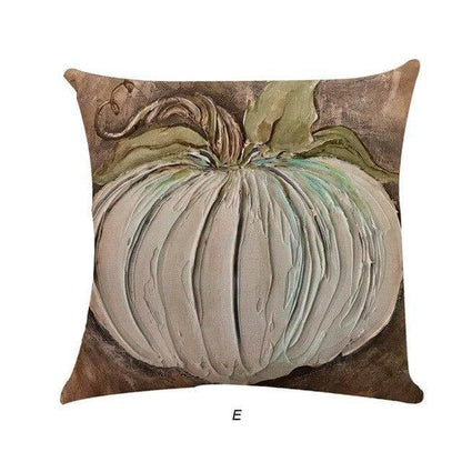 Orange Pumpkin Fall Pillow Covers
