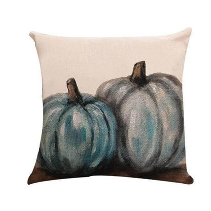 Orange Pumpkin Fall Pillow Covers