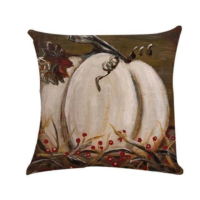 Orange Pumpkin Fall Pillow Covers