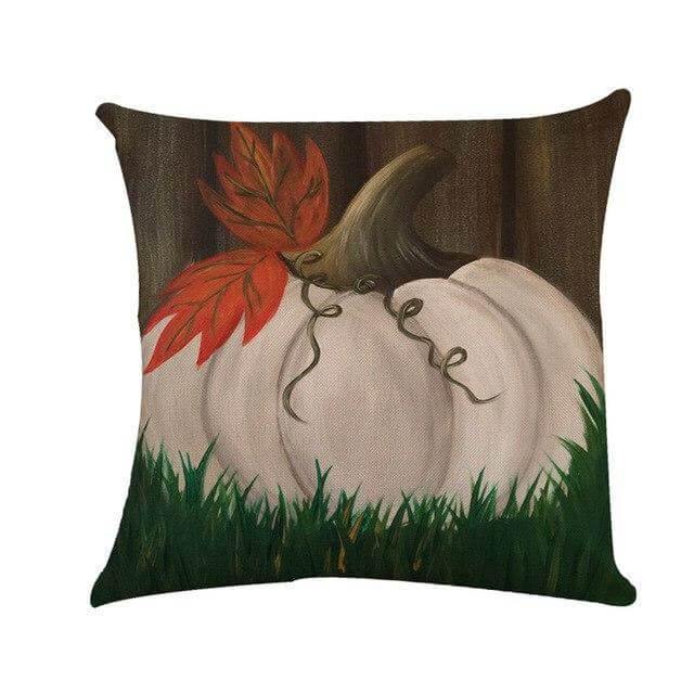Orange Pumpkin Fall Pillow Covers