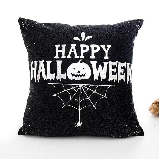 Spooky Black White Halloween Pillow Covers - Befez