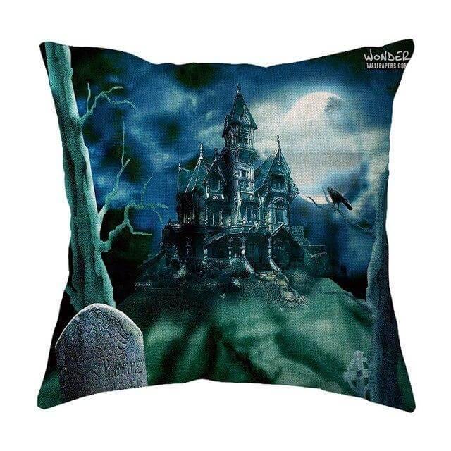 Spooky Halloween Throw Pillow Covers