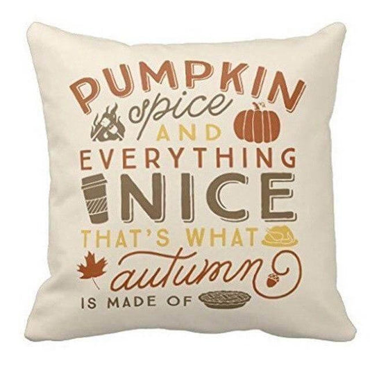 Autumn Orange Fall Season Throw Pillow Covers - Befez