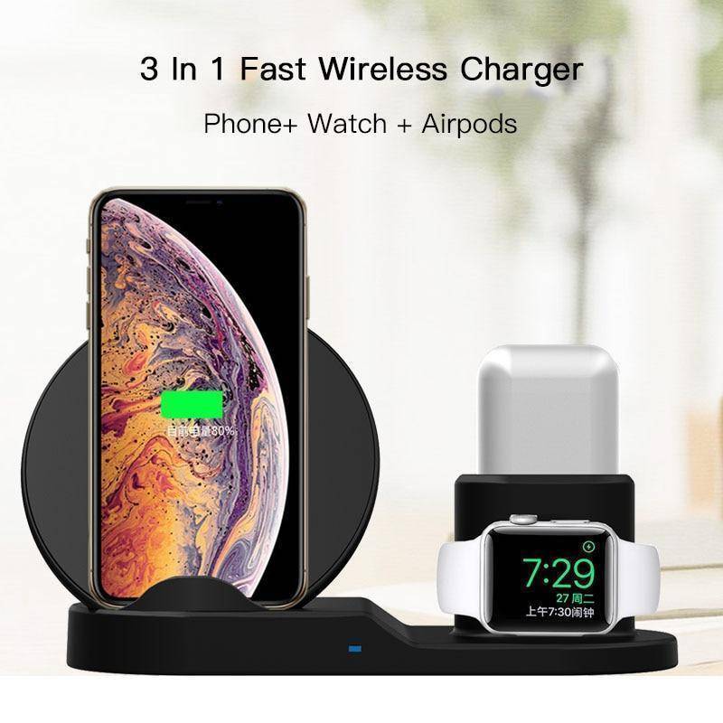 Quick Charge 3-in-1 iPhone Dock Station