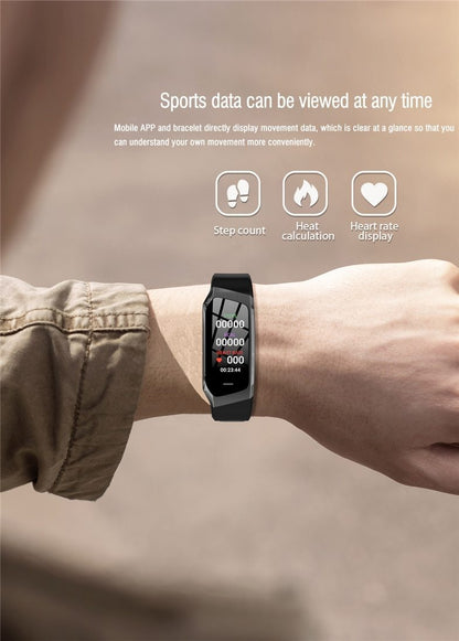 Befez | Slim Fitness Tracker Watch Waterproof Pulse Monitor Sport Band