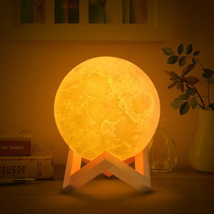 Rechargeable Color Changing Moon Night Light Lamp - Befez
