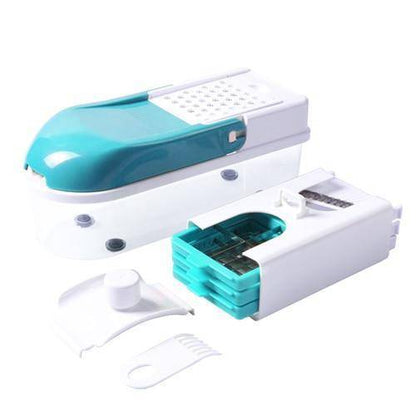 Easy Vegetable Chopper with 8 Sharp Cutting Blades
