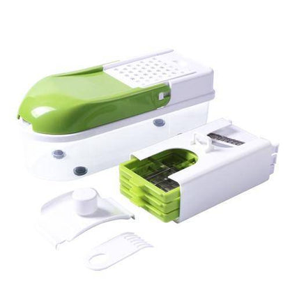 Easy Vegetable Chopper with 8 Sharp Cutting Blades - Befez