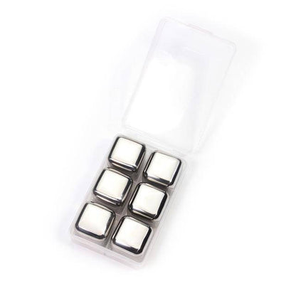 Premium Metal Ice Cubes - Reusable Cooler Stones