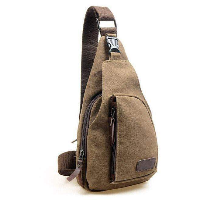 Stylish Men's Casual Canvas Shoulder Bag