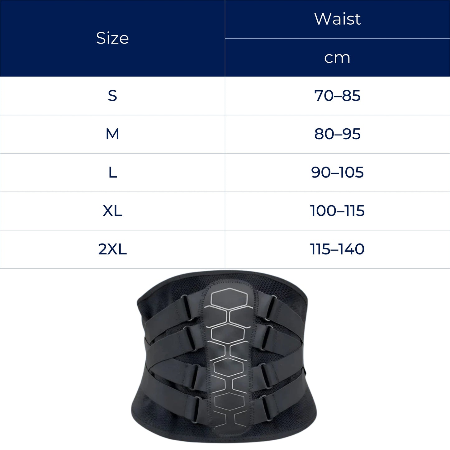 Comfortable Back Support Belt for Pain Relief