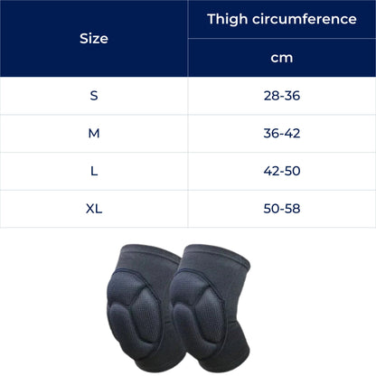 Comfortable Knee Pads - Moisture Wicking Compression Sleeves