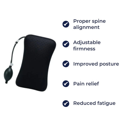 Ergonomic Back Support Cushion for Office Chair Car Seat