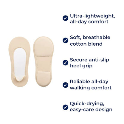 Soft Cushioned Socks for Women - Comfortable Walking Shoes Insoles