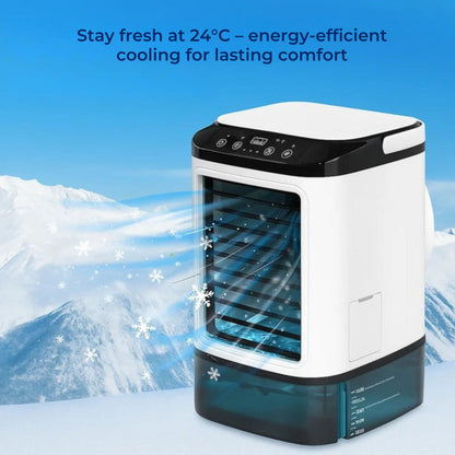 Silent 12W Desk Fan - 900ml Tank - Low Energy