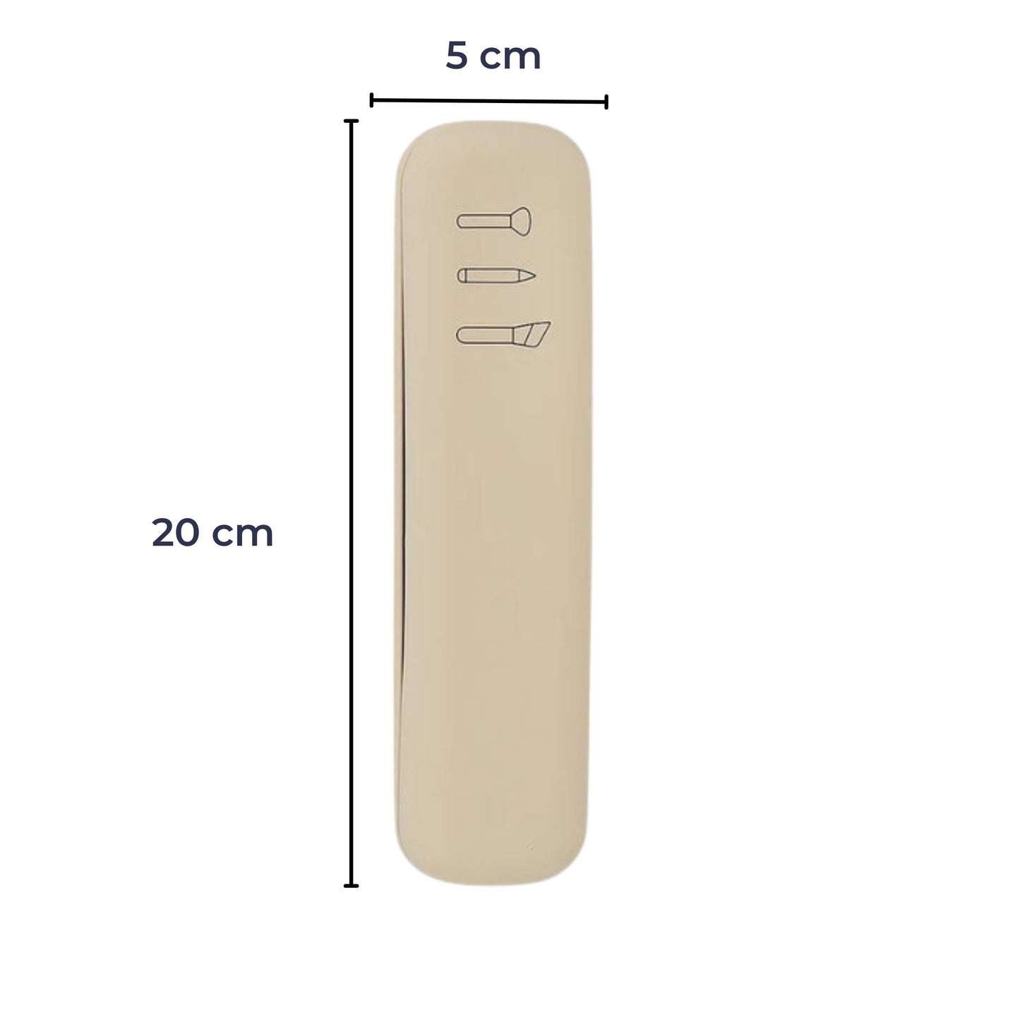 Waterproof Silicone Brush Storage Case
