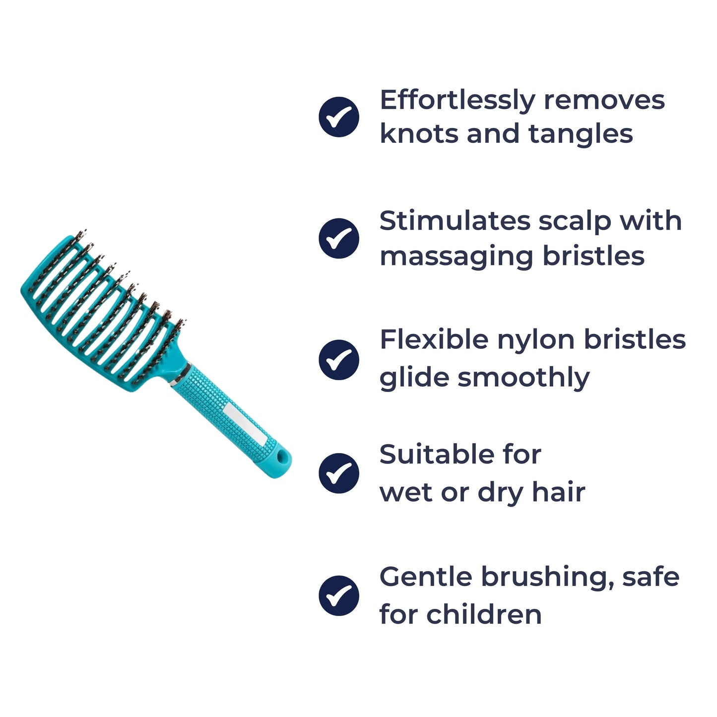 Gentle Detangling Brush for Curly or Thick Hair