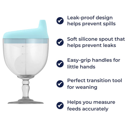Spill Proof Sippy Cup with Easy Grip Handles