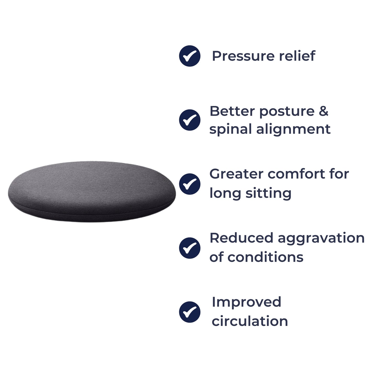 Comfortable Memory Foam Support Cushion