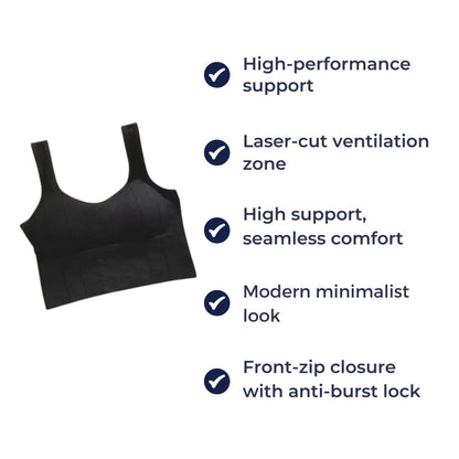 Breathable Sport Top - Medium Fit - Yoga Gym Wear