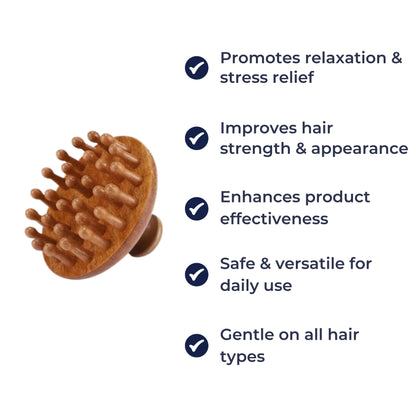 Relaxing Wooden Comb for Hair Care