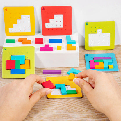 Fun Brain Teaser Building Blocks Toy