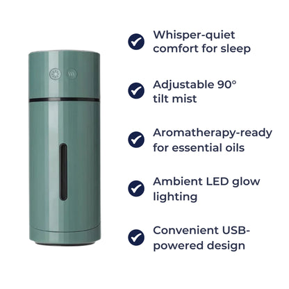 Silent 90° Tilt Air Purifier for Home or Office Use