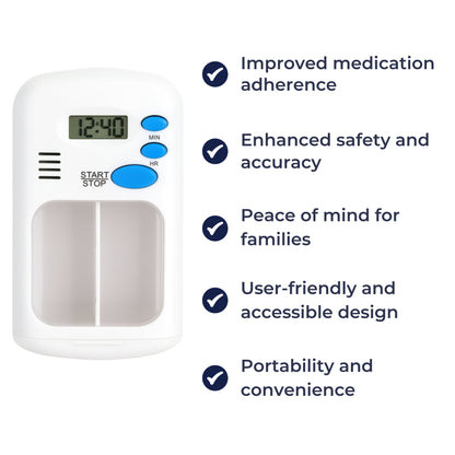 Daily Pill Reminder Alarm Clock