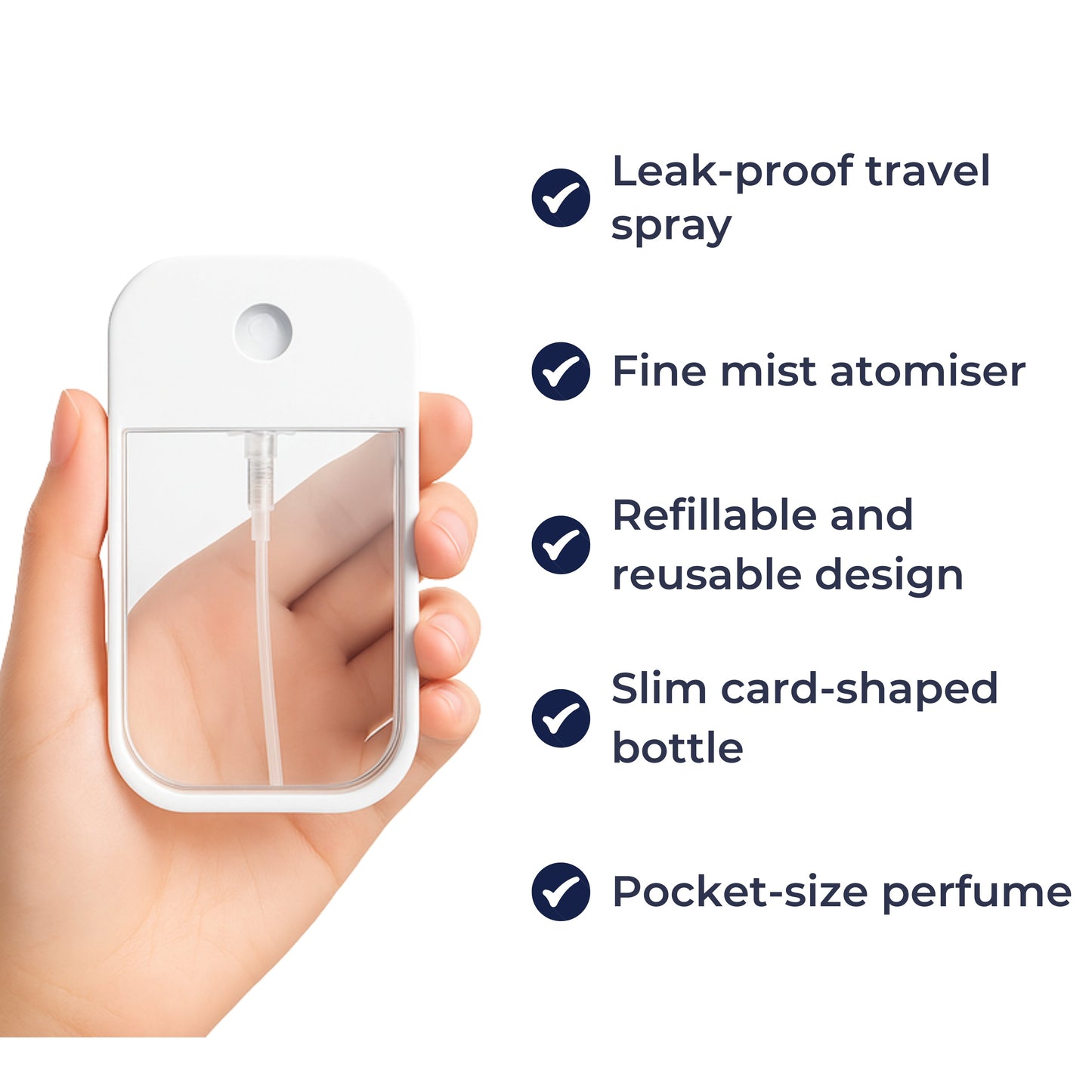 Portable Mini Spray Refillable Travel Bottle