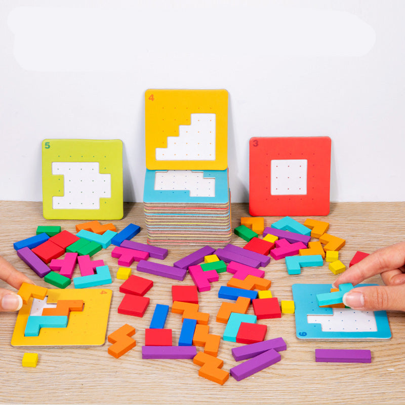 Fun Brain Teaser Building Blocks Toy
