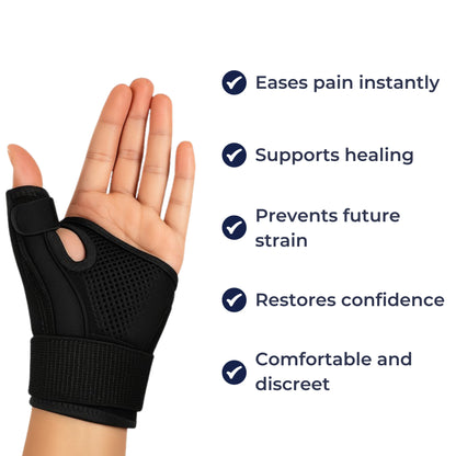 Comfortable Wrist Support Strap for Tendonitis Relief