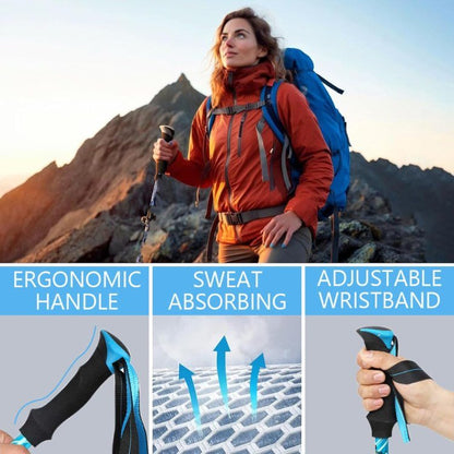 Lightweight Hiking Poles with Comfort Grip