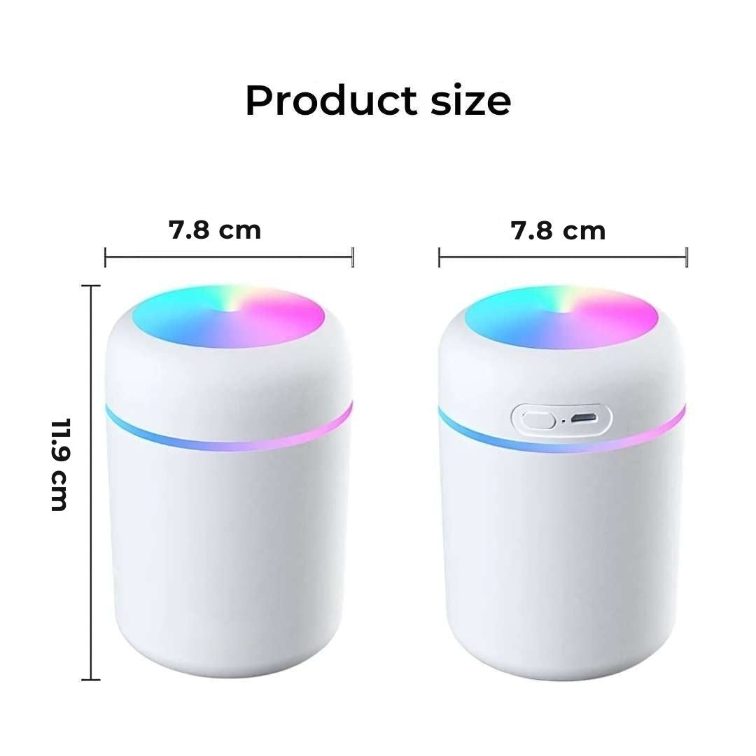Compact Air Purifier Humidifier for Allergy Relief