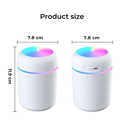 Compact Air Purifier Humidifier for Allergy Relief
