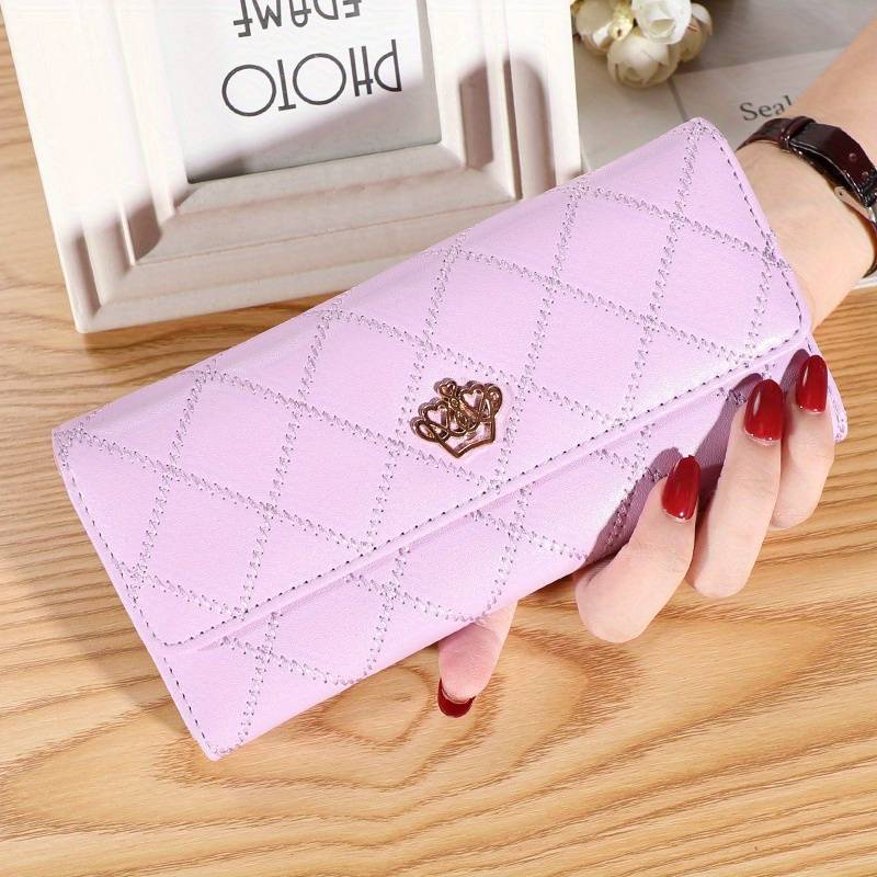 Fashionable Triangle Leather Wallet