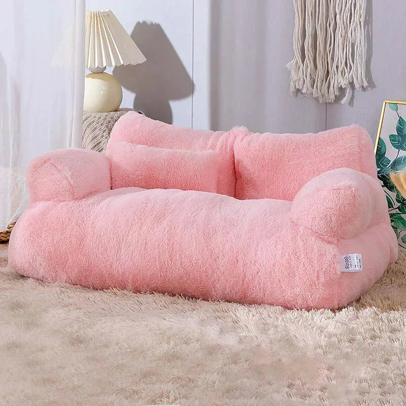 Plush Pet Bed Couch