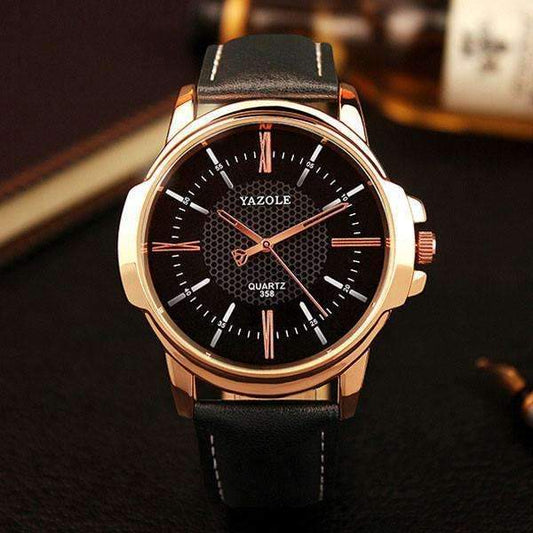 Befez | Luxury Men's Gold Quartz Watch - Befez