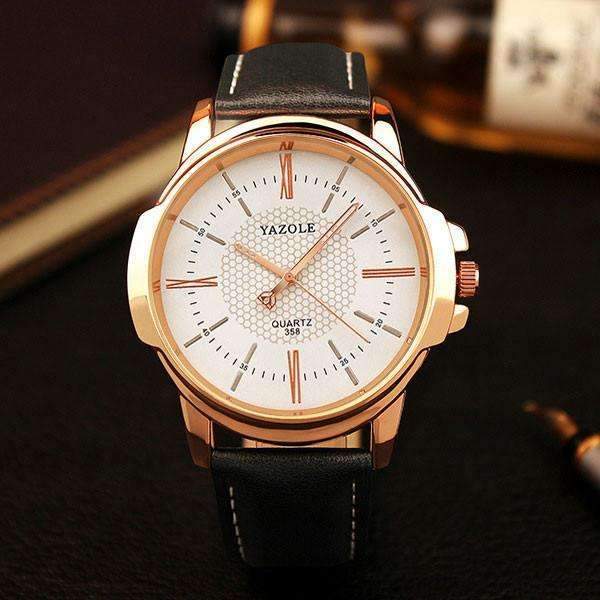 Befez | Luxury Men's Gold Quartz Watch
