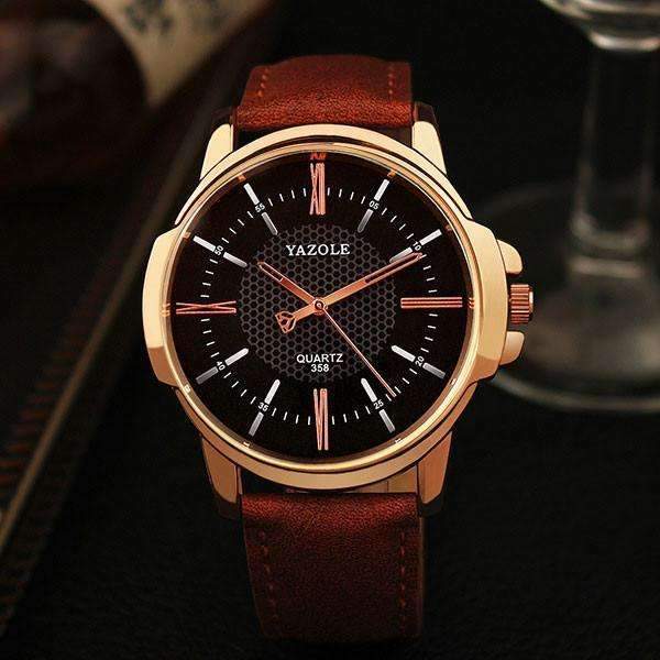 Befez | Luxury Men's Gold Quartz Watch