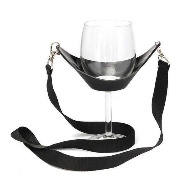 Fun Wine Glass Holder Strap
