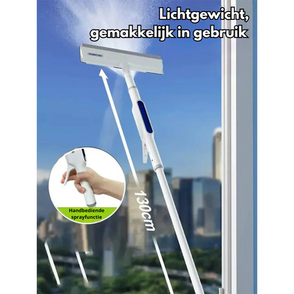 Practical 3-in-1 Window Cleaner Squeegee Spray