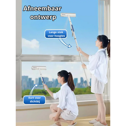 Practical 3-in-1 Window Cleaner Squeegee Spray