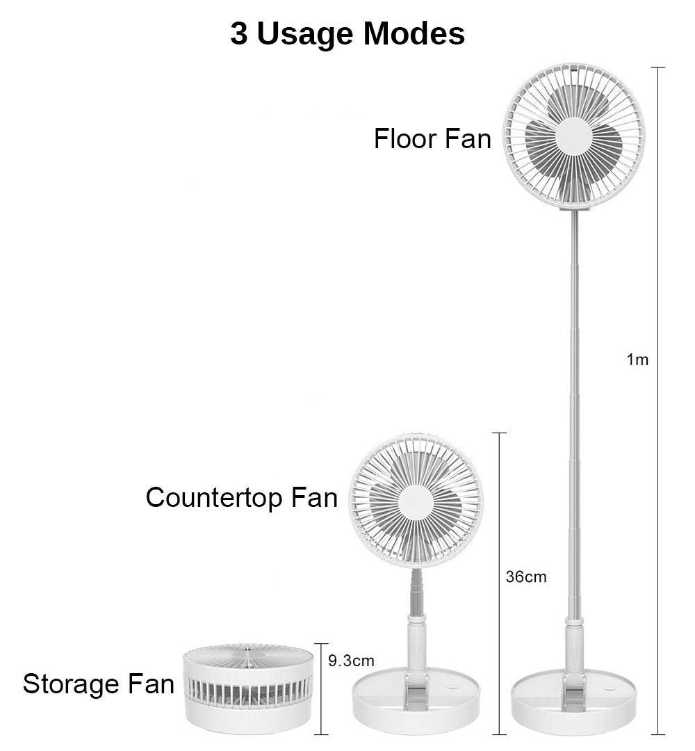 Portable Compact Folding USB Fan